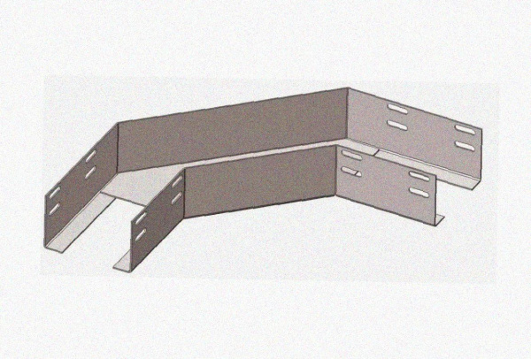 Лоток угловой глухой КГГ 300х150-90 УТ1,5 поворот на 90, горячее цинкование S1,5 Лоток угловой глухой КГГ 300х150-90 УТ1,5 поворот на 90, горячее цинкование S1,5