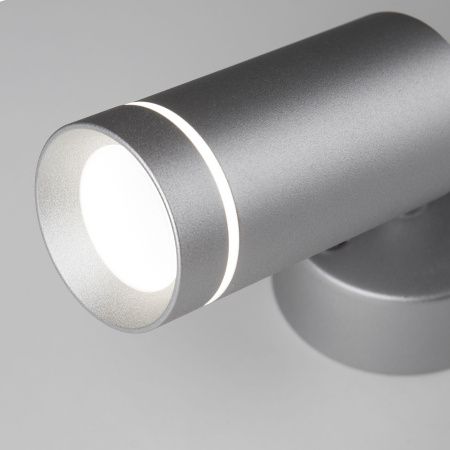 Настенный светодиодный светильник 7Вт 4200К серебряный IP20 Glory SW (a043958) Elektrostandard