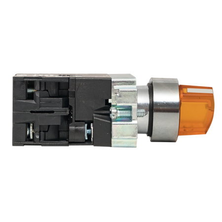 Переключатель BD33 3P c желтой подстветкой 230В NO PROxima EKF