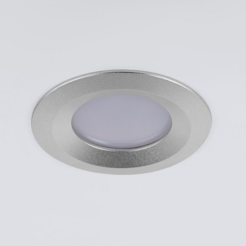 Встраиваемый точечный светильник GU10 серебряный IP20 (a053334) Elektrostandard фото 4
