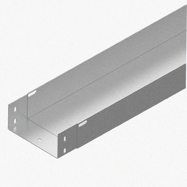 Лоток монтажный цельный глухой ЛМЦГ200х80х3000 УХЛ1, горячее цинкование, S1,5