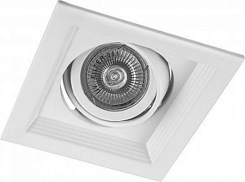 Светильник встраиваемый Feron DLT201 потолочный MR16 G5.3 белый