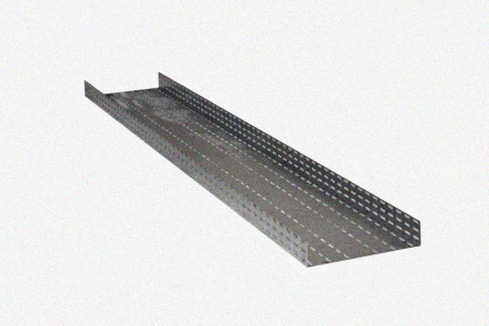 Лоток глухой ЛМГ 400х80х2000 У3, окрашенный, S1,5
