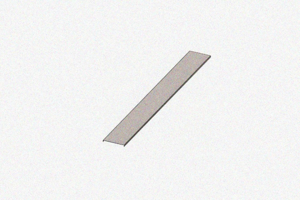 Крышка лотка КЛ 50х3000 УХЛ1, горячее цинкование, S2,0