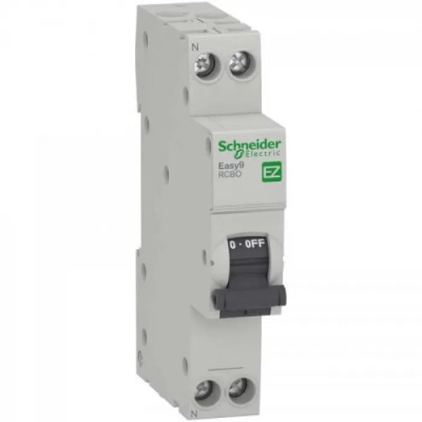 Дифференциальный автоматический выключатель АВДТ 1П+N 16А С 10мА EASY 9 Schneider Electric
