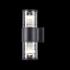 Бра 2*E27 60Вт Черный IP20 Bronx O576WL-02B Outdoor