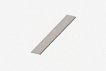 Крышка несущего лотка КНЛ20-П3,0 УТ1,5, оцинкованный лист S1,0