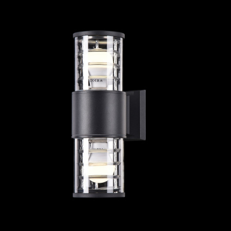 Бра 2*E27 60Вт Черный IP20 Bronx O576WL-02B Outdoor