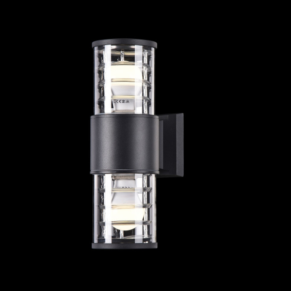 Бра 2*E27 60Вт Черный IP20 Bronx O576WL-02B Outdoor
