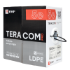 Кабель витая пара TERACOM PRO Cat,5E F/UTP 4 пары solid внешний 24AWG оболочка LDPE цвет черный (упак, 305м) EKF