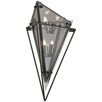 Светильник настенный Черный/Дымчатый G9 5*7Вт WE244.05.021 WERTMARK