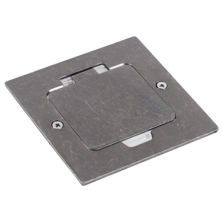 Donel Лючок 2 мод. (1 мод. 45х45 мм.), оцинкованная сталь, IP44, (с уст. набором)