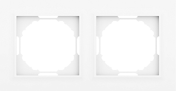 Donel A07 Wave глянцевый белый рамка 2-я, серия DB