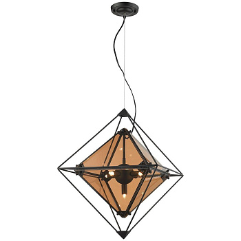 Светильник подвесной Черный/Янтарный G9 5*7Вт WE244.05.003 WERTMARK