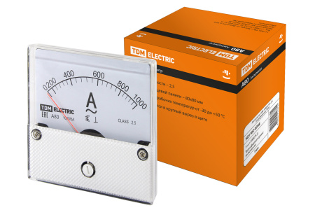Амперметр А80 1000А/5А-2,5, трансформаторного включения, (поверенный), TDM