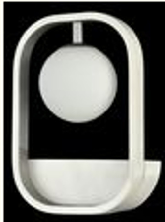 Бра 1*G9 40Вт Белый с Серебром IP22 Avola MOD431-WL-01-WS Maytoni