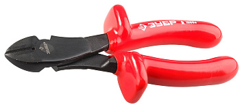 Бокорезы "ЭЛЕКТРИК" усиленные, диэлектрические, высоковольтные до ~1000В, маслобензостойкая рукоятка, 170мм, Мастер 2214-6-17 ЗУБР