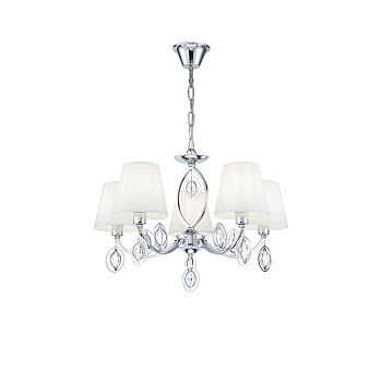 Люстра 5*E14 40Вт Хром IP20 Luciana FR2003PL-05CH Freya