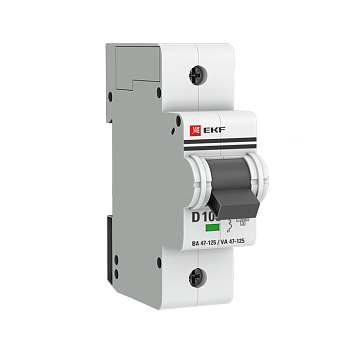 Выключатель автоматический ВА МОД 1П 100А D 15кА PROxima EKF