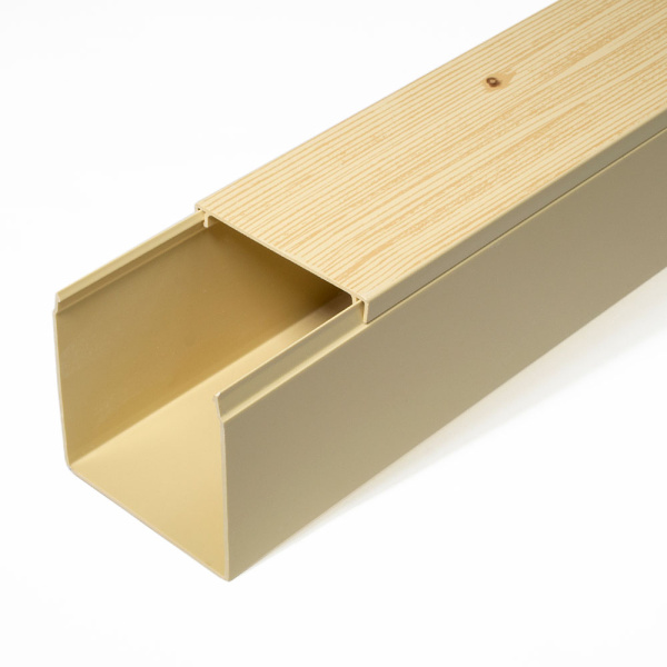 Кабель-канал сосна 2-й замок в п/э 60х60 мм (12 м/уп) Промрукав Кабель-канал сосна 2-й замок в п/э 60х60 мм (12 м/уп) Промрукав