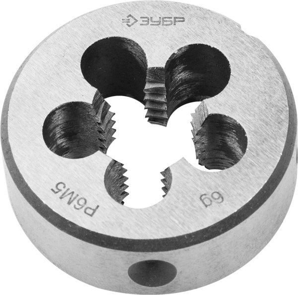 М14x1.5мм, плашка, сталь Р6М5, круглая машинно-ручная 4-28023-14-1.5 ЗУБР