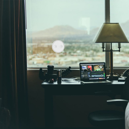 Беспроводной выключатель света на 1 линию Белый LoraTap