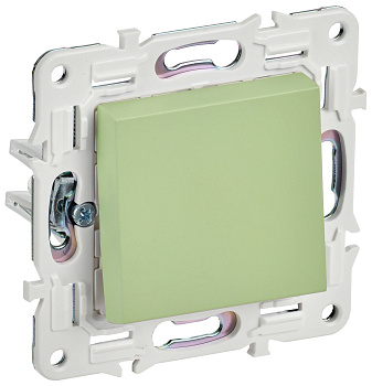 SKANDY Выключатель 1-клавишный кнопочный 10А SK-V14G мятный IEK