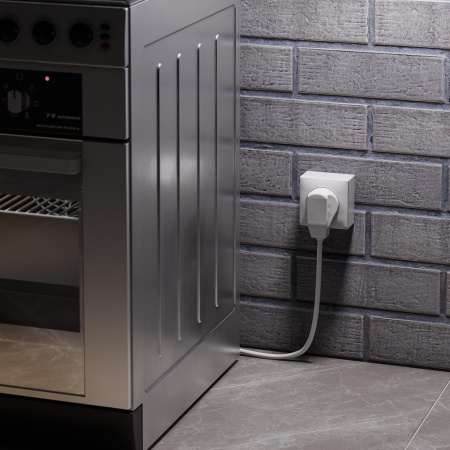 Розетка с вилкой для электроплиты 32А 250В (белый) СУ IP20 Werkel