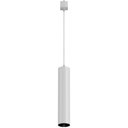 Трековый подвесной светильник 1*GU10 10Вт Белый IP20 Single phase track system Unity TR025-1-GU10-W Technical Maytoni