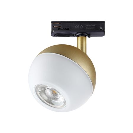 Св-к трековый однофазный IP20 GU10 9W 220V GARN матовое золото NOVOTECH