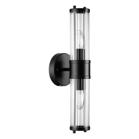 Настенный св-к E14 1*40W IP44 KEPA черный/прозрачный/стекло ODEON LIGHT