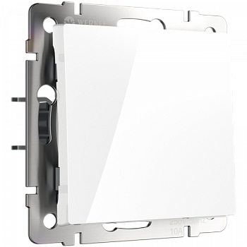 Встраиваемые механизмы Выключатель СУ 1 кл. проходной 10А Белый IP20 Werkel