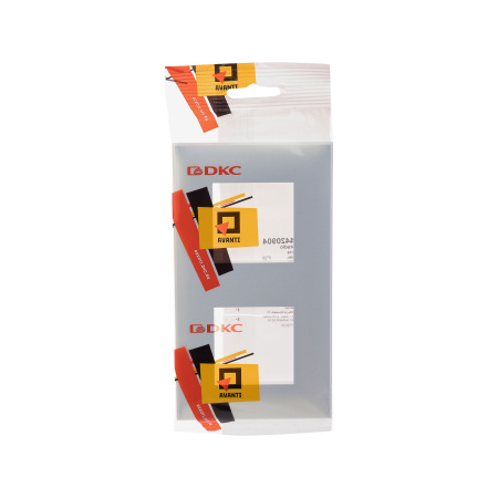 Рамка "Avanti", "Белый жемчуг", 2 поста (4 мод.) DKC