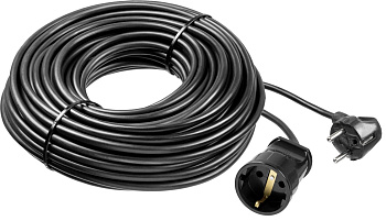 Силовой удлинитель-шнур ПВС 3x0.75 30м 2500Вт, ПВС 307-Ш ЗУБР