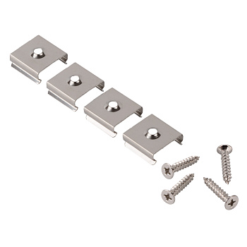 Скоба крепления с шурупом для профиля GAL-12-16-С-IP20 10шт в уп. General