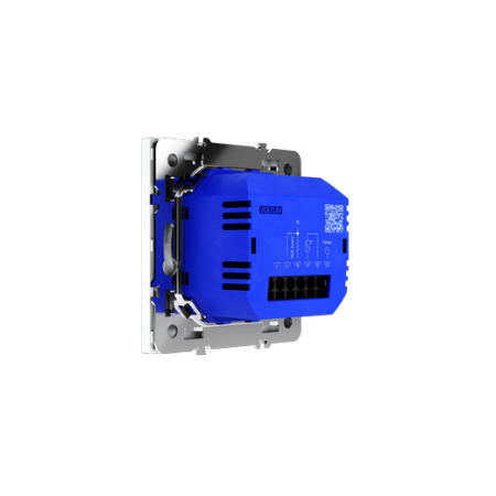 Терморегулятор электронный Voltum S70 с индикацией и датчиком, для теплого пола, (белый матовый)