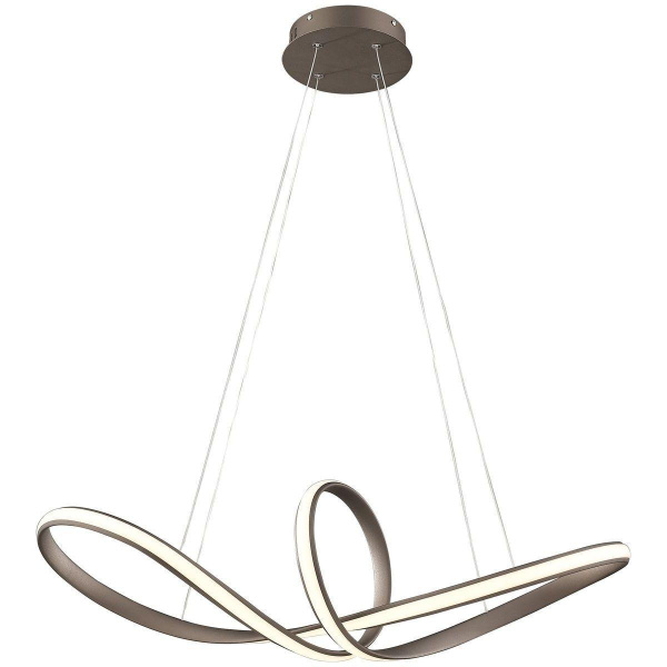 Светильник подвесной Кофейный/Кофейный LED 1*40Вт WE446.01.603 WERTMARK