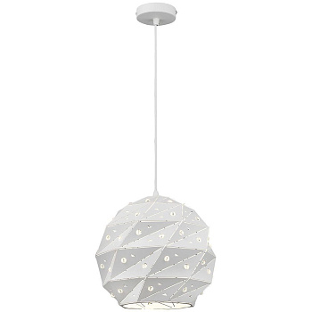 Светильник подвесной Белый/Белый, Прозрачный E27 1*60Вт WE264.01.006 WERTMARK