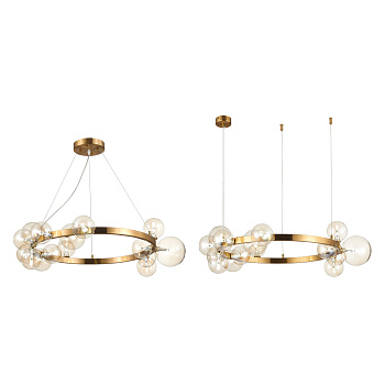 Светильник подвесной Бронза/Коньячный G4 15*5Вт SL1165.303.15 ST LUCE