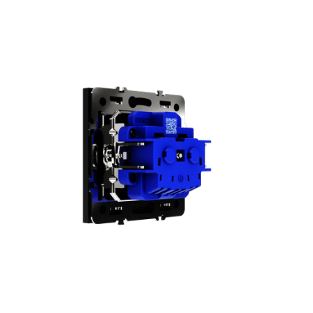 Розетка встраиваемая Voltum S70 с заземлением и защитными шторками, 16А, (графит)