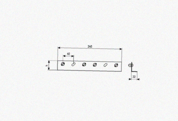 Соединитель лотковый замковый СЛЗх75х1,5 УХЛ1, горячее цинкование S1,5