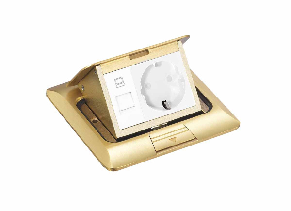 Donel Выдвижной блок 3 мод. латунь (с уст. набором)