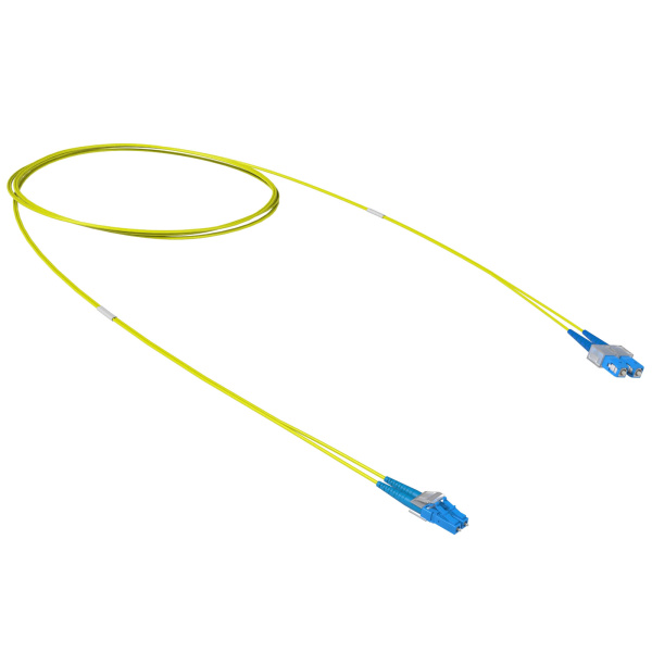 Оптический коммутационный шнур переходной Duplex LC-UPC/SC-UPC, 9/125 OS2, 3 м DKC Оптический коммутационный шнур переходной Duplex LC-UPC/SC-UPC, 9/125 OS2, 3 м DKC