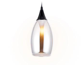 Подвесной светильник TR3544 BK/SM черный/дымчатый E14 max 40W D130*1000 Ambrella Light