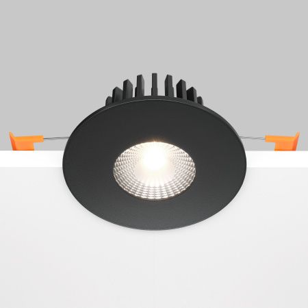 Встраиваемый светильник LED 7Вт Черный IP20 Downlight DL038-2-L7B4K Technical Maytoni