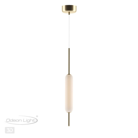 Подвес LED 12W REEDS бронзовый/белый ODEON LIGHT