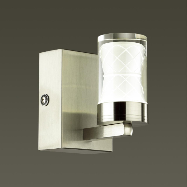 Бра IP44 LED 5W 4000K 220V WAGNER никель LUMION