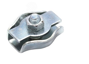 Зажим для троса одинарный 3мм Simplex покрытие цинк  Крепдил