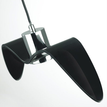 Подвес GU10 1*5W BIRDS чёрный/хром/стекло ODEON LIGHT
