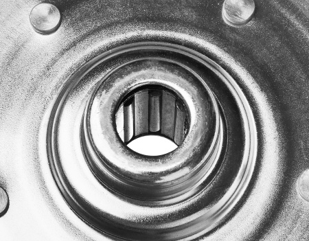 Колесо d=100 мм, г/п 70 кг, резина/металл, игольчатый подшипник, Профессионал ЗУБР